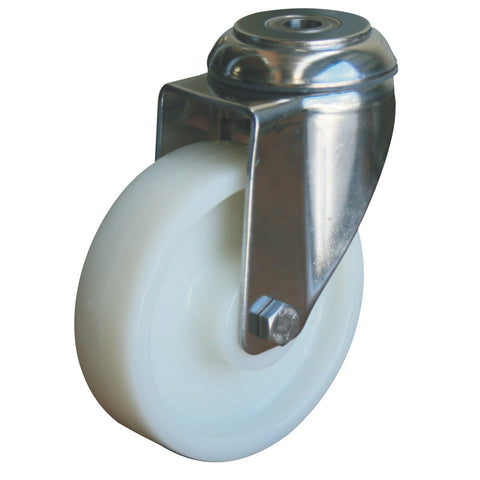 Bolt Hole Fitting Castor SS - 100mm - Accessories - OnEquip